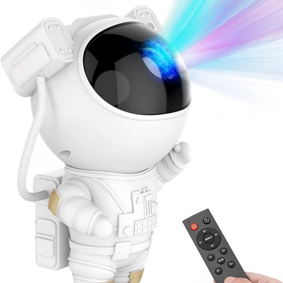 Night Light Projector - Galaxy Star Astronaut, LED Ceiling Lamp - Picture 1 of 7